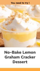 Lemon Cream Graham Cracker Delight
