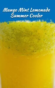 Mango Mint Lemonade Summer Refresher