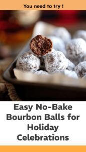 No-Bake Bourbon Ball Holiday Treats