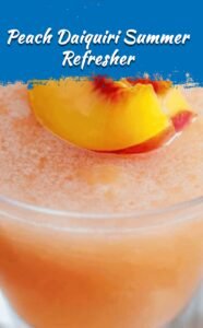 Peach Daiquiri Summer Sip