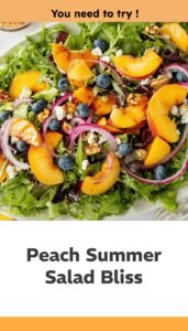 Peach Summer Salad Delight