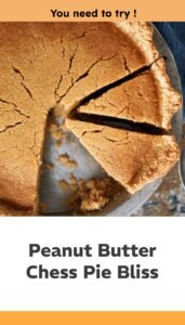 Peanut Butter Chess Pie Delight