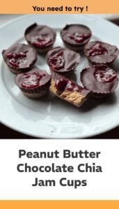 Peanut Butter Chocolate Chia Jam Bites