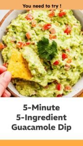 Quick 5-Ingredient Guacamole Dip