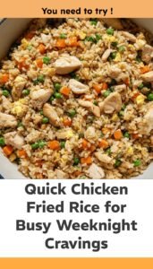 Quick Chicken Fried Rice Recipe for Easy Cravings