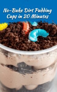 Quick and Easy No-Bake Dirt Pudding Cups