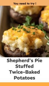 Shepherd’s Pie Twice Baked Potato Delight