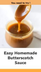 Silky Smooth Easy Butterscotch Sauce