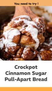 Slow Cooker Cinnamon Sugar Monkey Bread