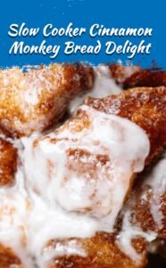 Slow Cooker Cinnamon Sugar Monkey Bread