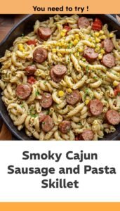 Smoky Cajun Sausage Pasta Delight