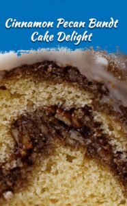 Southern Cinnamon Pecan Bundt Cake