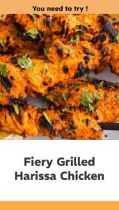 Spicy Grilled Harissa Chicken