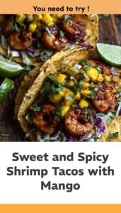 Spicy Shrimp Tacos with Sweet Mango Salsa
