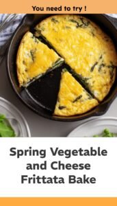 Spring Veggie & Cheese Frittata