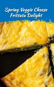 Spring Veggie & Cheese Frittata