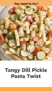 Tangy Dill Pickle Pasta Delight