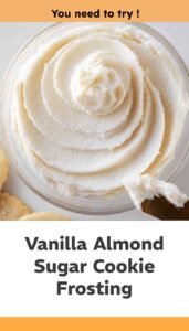 Vanilla Almond Sugar Cookie Frosting