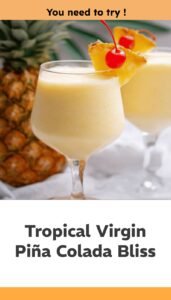 Virgin Piña Colada Mocktail Magic
