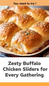 Zesty Buffalo Chicken Sliders for Any Occasion