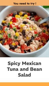 Zesty Mexican Tuna Salad with Beans and Veggies